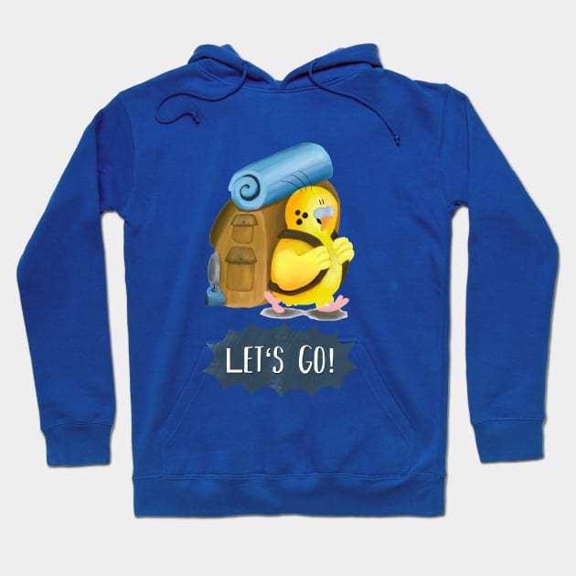 Let's Go! Hoodie by Hallo Molly